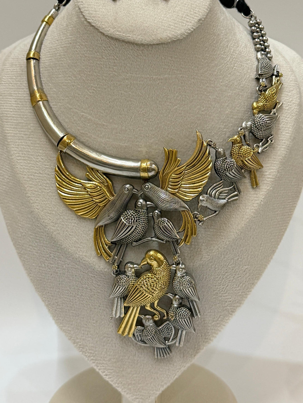 Peacock Heritage Necklace & Earrings Set